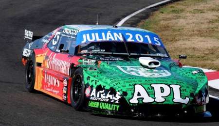 Ebarlín adelante en TC Pista