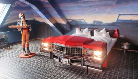 El hotel para los amantes del automovilismo