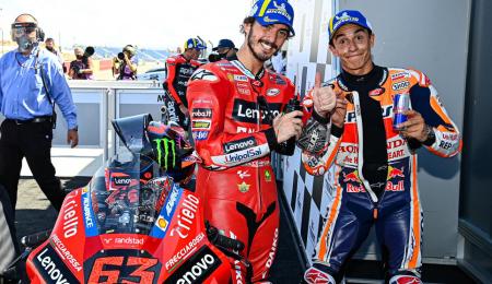 Bagnaia: "Ganar mi primera carrera así es más lindo"
