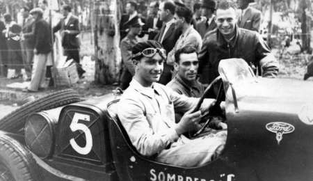 Hace 82 años Fangio experimentaba lo que era el automovilismo