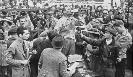 El festejo con leche en la Indy