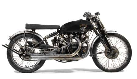 Una Vincent Black Lightning de 1951 se vende por U$S 929.000