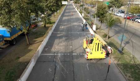 Fotos: así continúan los trabajos en el Callejero de Santa Fe