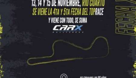 Cronograma del Top Race y el CARX para Río Cuarto