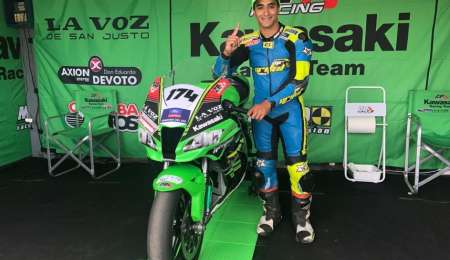 ANDRÉS GONZÁLEZ SE QUEDÓ CON LA POLE EN LA SUPERBIKE 