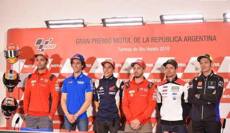 CONFERENCIA DE PRENSA DE MOTOGP EN TERMAS