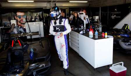 López entrenó en Donington
