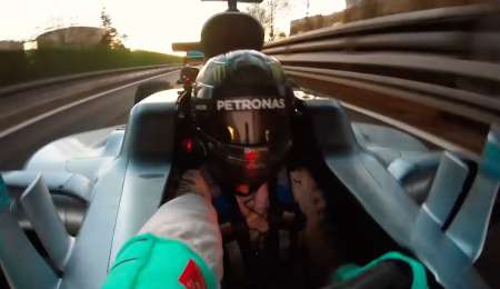 Una selfie a pura velocidad