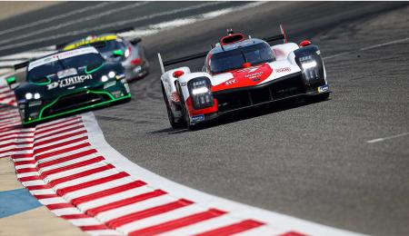 El Toyota nro 7 marcha como escolta