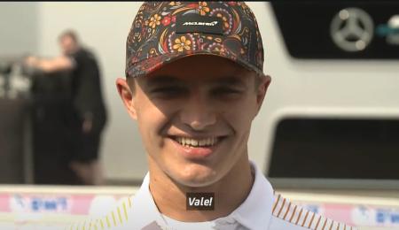 El mensaje de Norris a Rossi