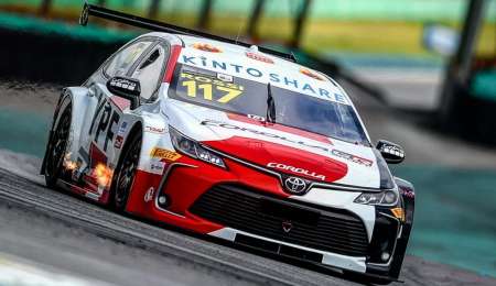 Rossi fue tercero en el primer ensayo