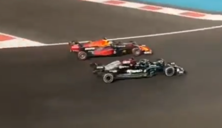 Otra toma del sobrepaso del campeonato