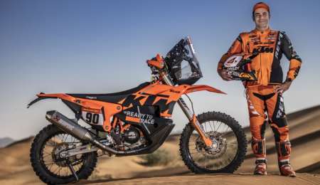 Petrucci tuvo una lesión antes del Dakar