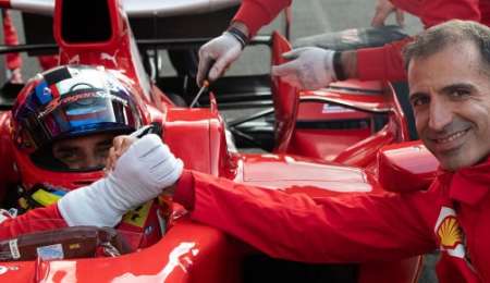 Juan Pablo Montoya en Ferrari