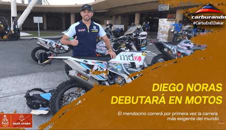 Diego Noras, una cara nueva en el Dakar