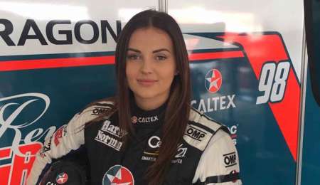 ¿Una actriz en el Nascar?