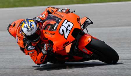 Raúl Fernández lideró el primer día de test