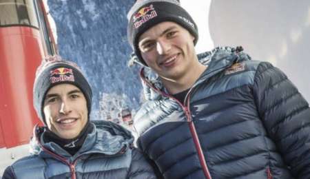 Verstappen y Márquez en los Premios Laureus