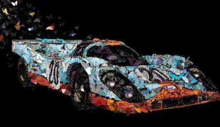 Un 917 hecho con mariposas!