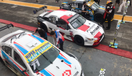 Los protagonistas del podio del Sprint