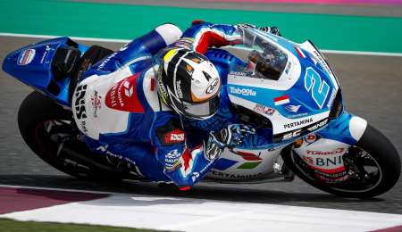 Rodrigo fue 21° en su debut en Moto2