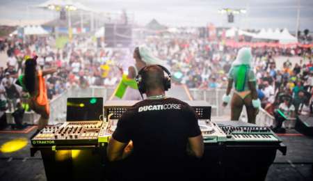 La mega fiesta junto con el MotoGP