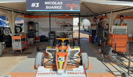 Suárez se quedó con el segundo entrenamiento