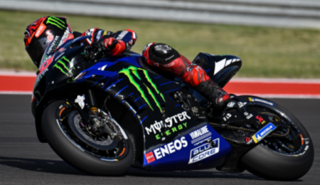 Quartararo lideró la FP3 en Austin