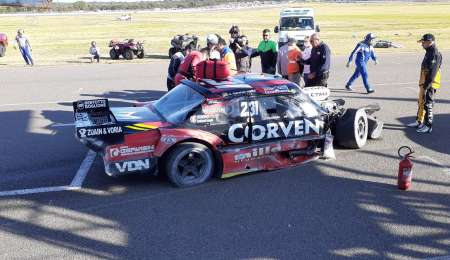 Accidentada primera serie de TC