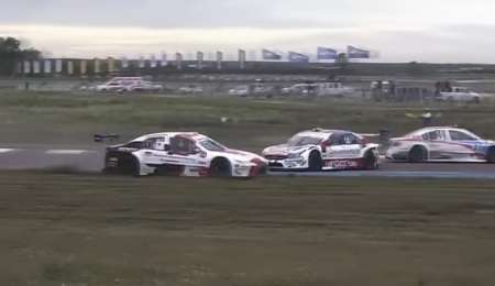 El toque que complicó la carrera de Josito Di Palma