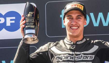 Andrés Gándola, entre Kawasaki y BMW