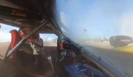 Tremendo accidente de Pérez Bravo en Mar y Sierras