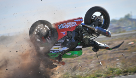 Espectaculares imágenes de las caídas en Neuquén