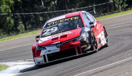 Aldrighetti fue y es local, corre otra vez ante su gente