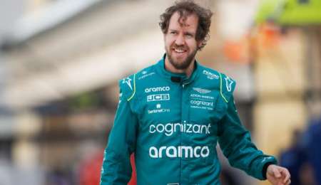 Vettel persiguió a ladrones en monopatín