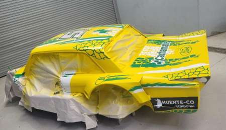 Ya salió de pintura el Ford que utilizará Di Palma