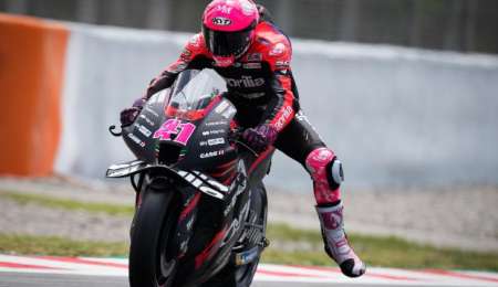 Aleix Espargaró, el 1 en Barcelona