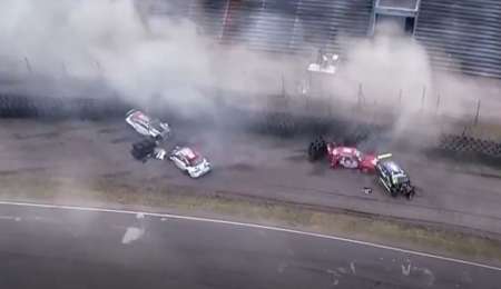 Tremendo accidente en el Gálvez