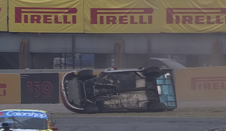 Espectacular vuelco en el Procar 2000