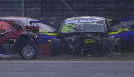 ¿Cómo quedó el auto de Malbran tras el accidente?