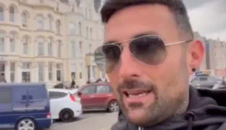 Diego Pierluigi en la Isla de Man