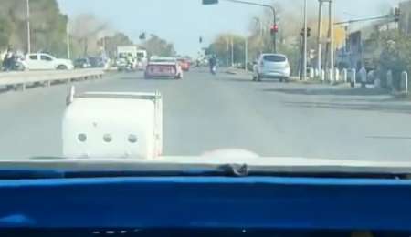 ¡Un lujo! Ardusso manejó el Chevrolet de Mouras