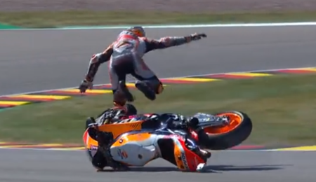 MotoGP: la espectacular caída de Pol Espargaró