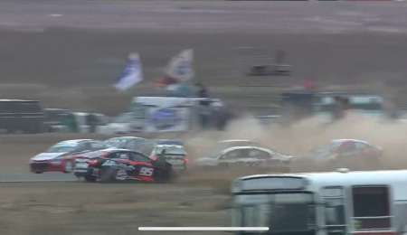 Piña múltiple en la final del TN en Neuquén