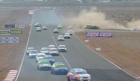 El accidente que dejó a dos pilotos en el hospital