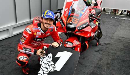 Bagnaia sumó la cuarta pole del año en Assen