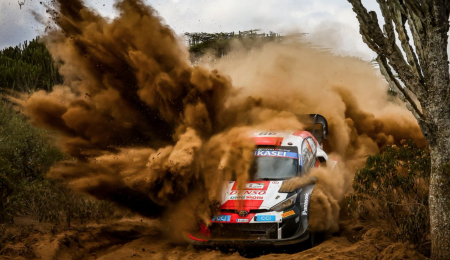 Victoria de Kalle Rovanperä en Kenia