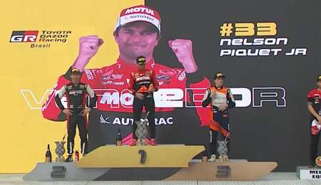 Matías Rossi subió al podio en Velopark