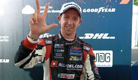 Néstor Girolami subió al podio en Portugal