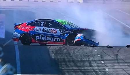 VIDEO: impactante golpe de Teti en el TN